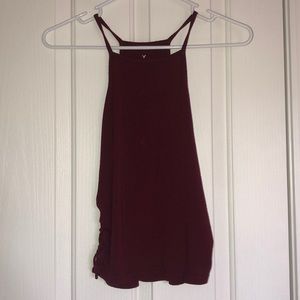 Maroon tank top